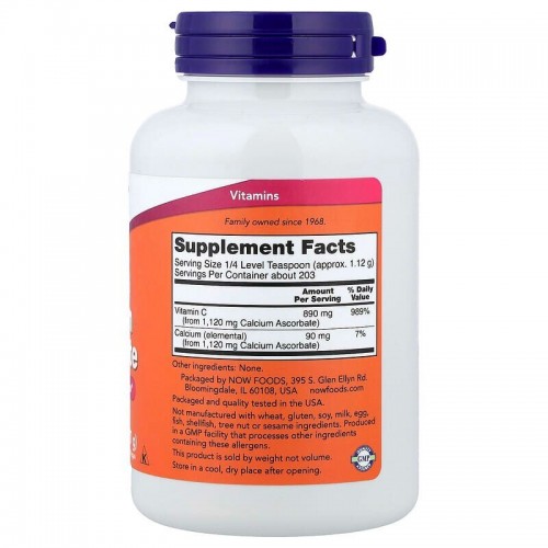 NOW NOW Calcium Ascorbate, 227 грамм CN17325 NOW NOW Calcium Ascorbate, 227 грамм CN17325