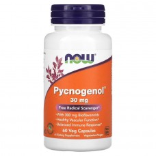 NOW Pycnogenol 30 mg, 60 вегакапсул NOW Pycnogenol 30 mg, 60 вегакапсул