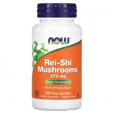 NOW Rei-Shi Mushrooms 270 mg, 100 вегакапсул NOW Rei-Shi Mushrooms 270 mg, 100 вегакапсул