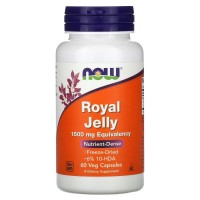 NOW Royal Jelly 1500 mg, 60 вегакапсул NOW Royal Jelly 1500 mg, 60 вегакапсул
