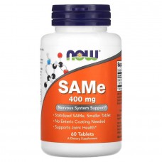 NOW SAMe 400 mg, 60 таблеток NOW SAMe 400 mg, 60 таблеток