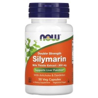 NOW Silymarin Milk Thistle 300 mg, 50 вегакапсул NOW Silymarin Milk Thistle 300 mg, 50 вегакапсул