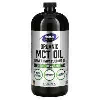 NOW Sports Organic MCT Oil, 946 мл NOW Sports Organic MCT Oil, 946 мл