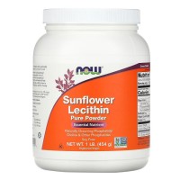 NOW Sunflower Lecithin Powder, 454 грам