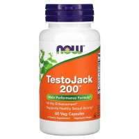 NOW Testo Jack 200, 60 вегакапсул