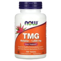 NOW TMG 1000 mg, 100 таблеток NOW TMG 1000 mg, 100 таблеток
