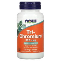 NOW Tri-Chromium 500 mcg, 90 вегакапсул