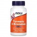 NOW Turmeric & Bromelain, 90 вегакапсул CN13473 NOW