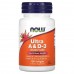 NOW Ultra A & D-3 25000/1000 IU, 100 капсул CN13393 NOW