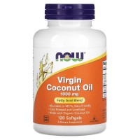 NOW Virgin Coconut Oil 1000 mg, 120 капсул NOW Virgin Coconut Oil 1000 mg, 120 капсул