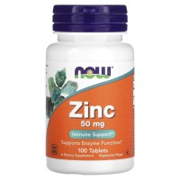 NOW Zinc 50 mg, 100 таблеток NOW Zinc 50 mg, 100 таблеток