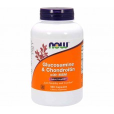 NOW Glucosamine & Chondroitin with MSM, 180 капсул NOW Glucosamine & Chondroitin with MSM, 180 капсул
