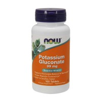 NOW Potassium Gluconate 99 mg, 100 таблеток NOW Potassium Gluconate 99 mg, 100 таблеток