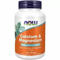 NOW Calcium & Magnesium, 100 таблеток NOW Calcium & Magnesium, 100 таблеток