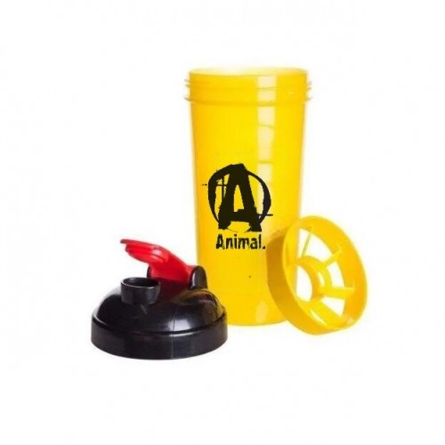 Universal Nutrition Animal Shaker 700 мл, жовтий із чорно-червоною кришкою CN17129 Universal Nutrition Universal Nutrition Animal Shaker 700 мл, жовтий із чорно-червоною кришкою CN17129 Universal Nutrition