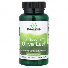Swanson Olive Leaf Extract 400 mg Full Spectrum, 60 капсул Swanson Olive Leaf Extract 400 mg Full Spectrum, 60 капсул