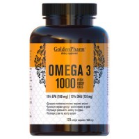 Golden Pharm Omega-3 1000 mg, 120 капсул Golden Pharm Omega-3 1000 mg, 120 капсул