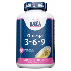 Haya Labs Omega 3-6-9, 100 капсул Haya Labs Omega 3-6-9, 100 капсул