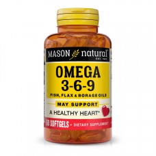 Mason Natural Omega 3-6-9 1200 mg Fish, Flax & Borage Oils, 60 капсул Mason Natural Omega 3-6-9 1200 mg Fish, Flax & Borage Oils, 60 капсул