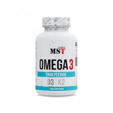 MST Nutrition Omega 3 Triglyceride D3 + K2, 120 капсул MST Nutrition Omega 3 Triglyceride D3 + K2, 120 капсул