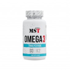 MST Nutrition Omega 3 Triglyceride D3 + K2, 60 капсул MST Nutrition Omega 3 Triglyceride D3 + K2, 60 капсул