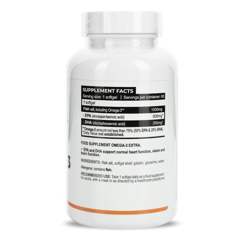 Progress Nutrition Progress Nutrition Omega 3 Extra, 60 капсул CN16442 Progress Nutrition Progress Nutrition Omega 3 Extra, 60 капсул CN16442