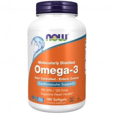 NOW Molecularly Distilled Omega-3, 180 капсул NOW Molecularly Distilled Omega-3, 180 капсул