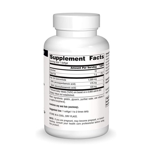 Source Naturals Omega EPA Fish Oil 1000 mg, 100 капсул CN12672 Source Naturals Omega EPA Fish Oil 1000 mg, 100 капсул CN12672