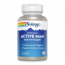Solaray Once Daily Active Man Multivitamin, 90 вегакапсул