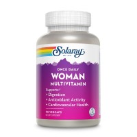 Solaray Once Daily Woman Multivitamin, 90 вегакапсул Solaray Once Daily Woman Multivitamin, 90 вегакапсул