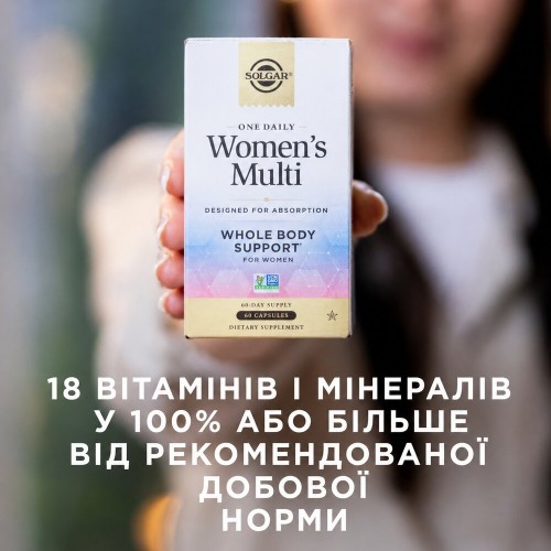 Solgar One Daily Women’s Multi, 60 капсул CN20189-1 Solgar Solgar One Daily Women’s Multi, 60 капсул CN20189-1 Solgar