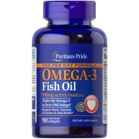 Puritan's Pride One Per Day Omega 3 Fish Oil 950 mg, 90 капсул Puritan's Pride One Per Day Omega 3 Fish Oil 950 mg, 90 капсул