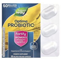 Nature's Way Fortify Optima Women's Probiotic 50 Billion, 30 капсул Nature's Way Fortify Optima Women's Probiotic 50 Billion, 30 капсул
