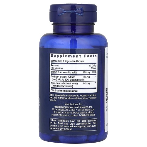 Life Extension Optimized Broccoli and Myrosinase, 30 вегакапсул CN16559 Life Extension Life Extension Optimized Broccoli and Myrosinase, 30 вегакапсул CN16559 Life Extension