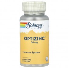 Solaray OptiZinc 30 mg, 60 вегакапсул