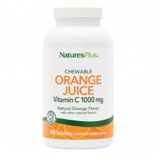 Natures Plus Orange Juice Vitamin C 1000 mg, 60 жувальних таблеток Natures Plus Orange Juice Vitamin C 1000 mg, 60 жувальних таблеток