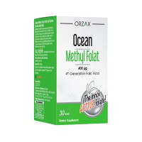 Orzax Ocean Methly Folat 400 mcg, 30 таблеток Orzax Ocean Methly Folat 400 mcg, 30 таблеток