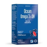 Orzax Ocean Omega-3 & QH, 30 капсул Orzax Ocean Omega-3 & QH, 30 капсул