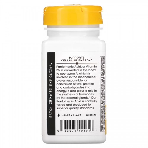 Nature's Way Pantothenic Acid, 100 капсул CN10732 Nature's Way Nature's Way Pantothenic Acid, 100 капсул CN10732 Nature's Way