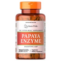 Puritan's Pride Papaya Enzyme, 250 жевательных таблеток Puritan's Pride Papaya Enzyme, 250 жевательных таблеток