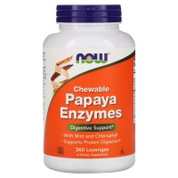 NOW Papaya Enzymes, 360 жевательных таблеток NOW Papaya Enzymes, 360 жевательных таблеток