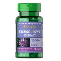 Puritan's Pride Passion Flower 1000 mg, 60 капсул Puritan's Pride Passion Flower 1000 mg, 60 капсул