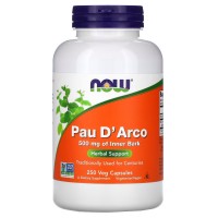 NOW Pau D'Arco 500 mg, 250 капсул NOW Pau D'Arco 500 mg, 250 капсул