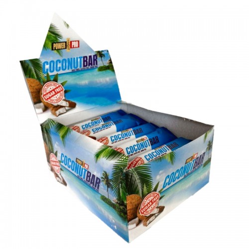 Power Pro Power Pro Coconut Bar Sugar Free, 20*50 грам CN2868 Power Pro Power Pro Coconut Bar Sugar Free, 20*50 грам CN2868
