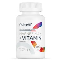 OstroVit Magnez MAX + Vitamin, 60 таблеток OstroVit Magnez MAX + Vitamin, 60 таблеток
