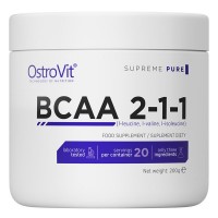 OstroVit BCAA 2:1:1, 200 грамм - Без вкуса