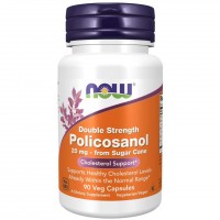 NOW Policosanol Double Strength 20 mg, 90 вегакапсул NOW Policosanol Double Strength 20 mg, 90 вегакапсул