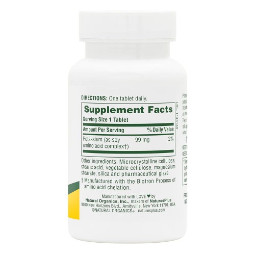 Natures Plus Potassium 99 mg, 90 таблеток CN11701 Natures Plus Natures Plus Potassium 99 mg, 90 таблеток CN11701 Natures Plus
