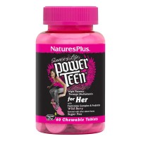 Natures Plus Power Teen for Her, 60 жевательных таблеток - Лесная ягода Natures Plus Power Teen for Her, 60 жевательных таблеток - Лесная ягода