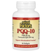 Natural Factors PQQ-10, 30 капсул Natural Factors PQQ-10, 30 капсул